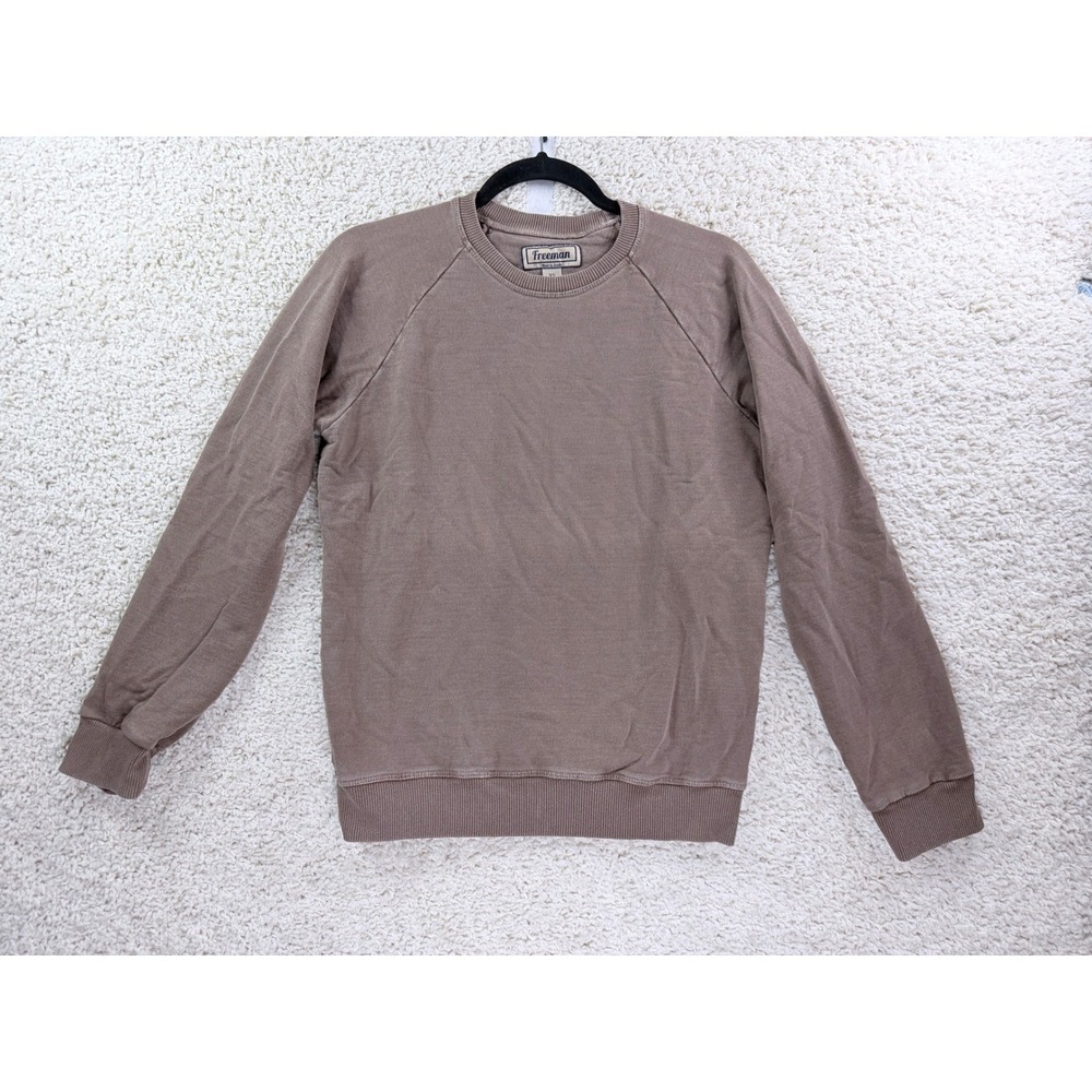 Freeman Seattle Sweatshirt Mens XS Brown Excellent Raglan Sleeve Cotton USA